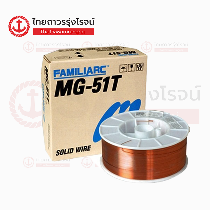 KOBE ลวดเชื่อมMIG MG-51T 0.8มิล (20กิโล)