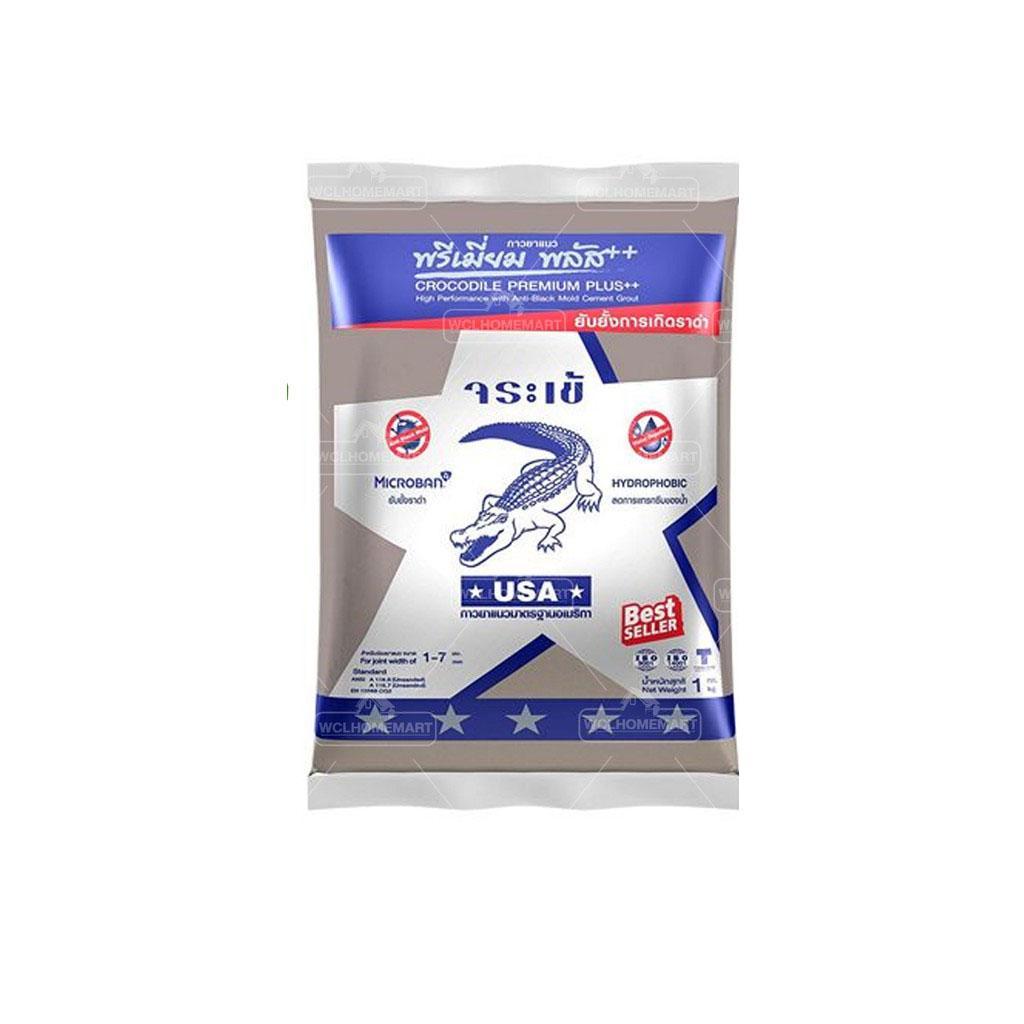 จระเข้ปูนยาแนวกันราดำ พรีเมี่ยม พลัส เงิน สีน้ำตาลทะเลทราย G211 (0767)