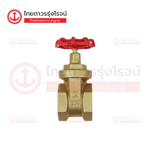 AZUMA ประตูน้ำ ทองเหลือง เกลียวใน 2นิ้ว