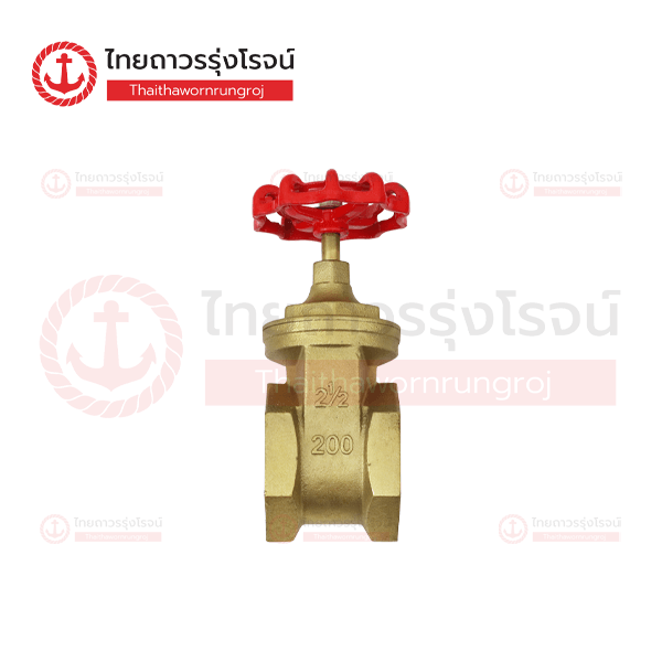 AZUMA ประตูน้ำ ทองเหลือง เกลียวใน 2.1/2นิ้ว