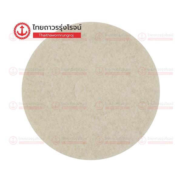 3M สก็อตไบร์ทกลม ขาว 4100 18นิ้ว