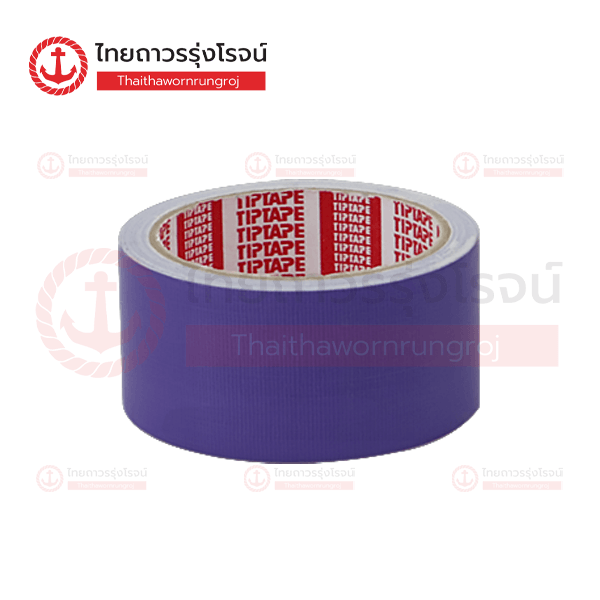 TIPTAPE เทปผ้า 2นิ้ว ม่วง 48mmx10y