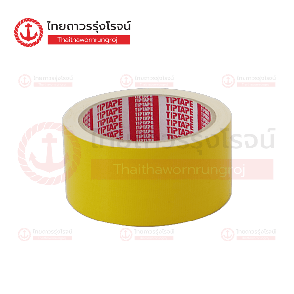 TIPTAPE เทปผ้า 2นิ้ว เหลือง 48mmx10y