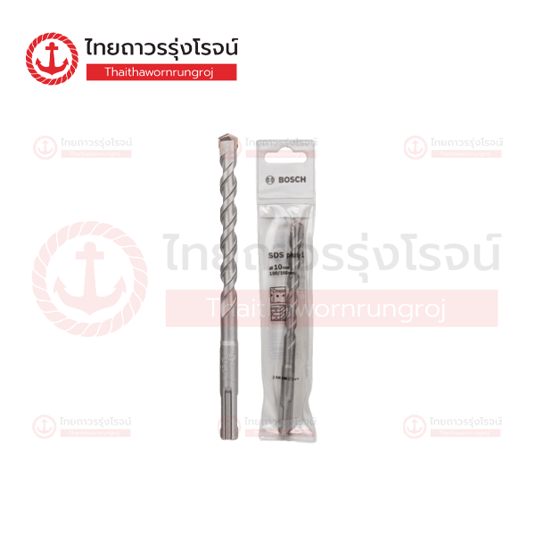 BOSCH SDS PLUS S3 ดอกสว่านโรตารี่ 10x100x160 2608680273