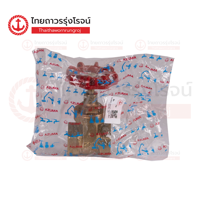 AZUMA ประตูน้ำ ทองเหลือง เกลียวใน 1นิ้ว