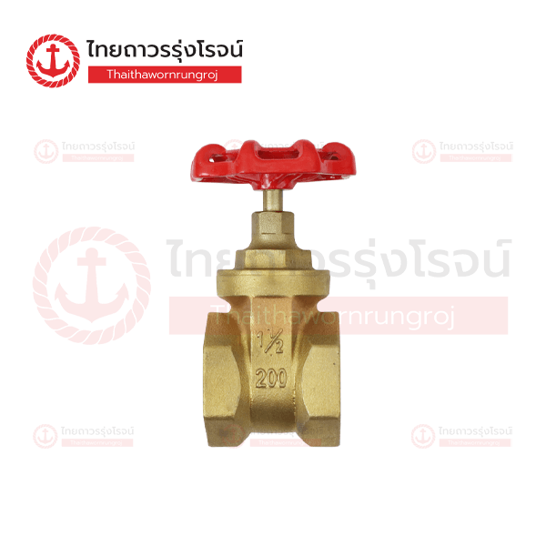 AZUMA ประตูน้ำ ทองเหลือง เกลียวใน 1.1/2นิ้ว