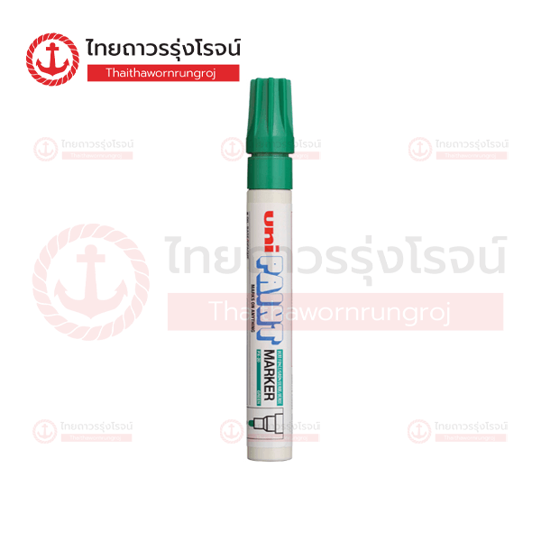 UNI PAINT มาคเกอร์แท่งใหญ่ สีเขียว 2.2-2.8mm PX-20