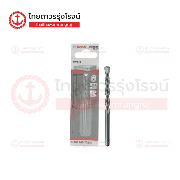 (D) BOSCH ดอกสว่าน SILVERPERCUSSION 5x50x85 2608680702