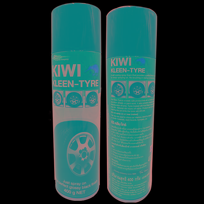 (ยกเลิกซื้อ-ขาย) KIWI น้ำยาเช็ดล้อ 400กรัม KLEEN-TYRE 
