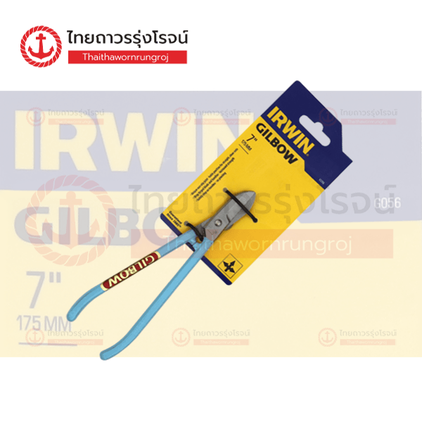 IRWIN กรรไกรช่างทองปากโค้งมีสปริง G056/7นิ้ว