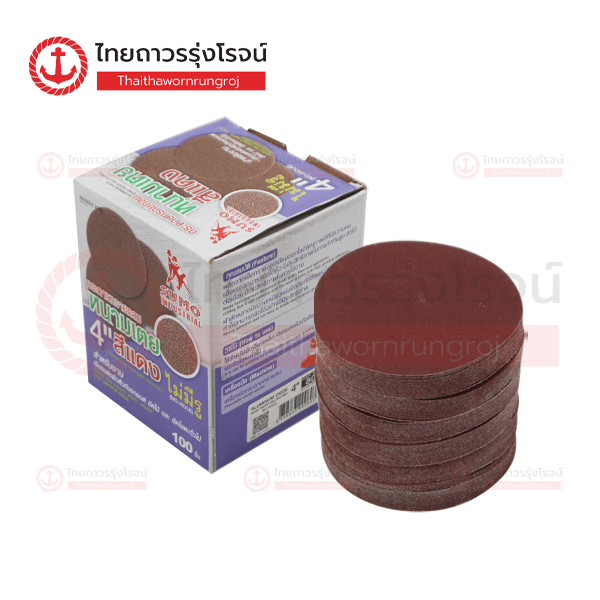 SUMO กระดาษทราย ตีนตุ๊กแก 4นิ้ว ไม่มีรู เบอร์80 (100แผ่น)
