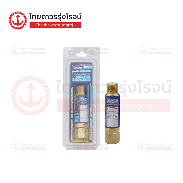 SUMO กันย้อน เกจ์ลม สีฟ้า ARO-R9/16-18UNF