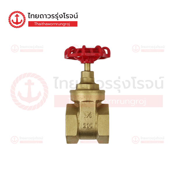 AZUMA ประตูน้ำ ทองเหลือง เกลียวใน 1.1/4นิ้ว