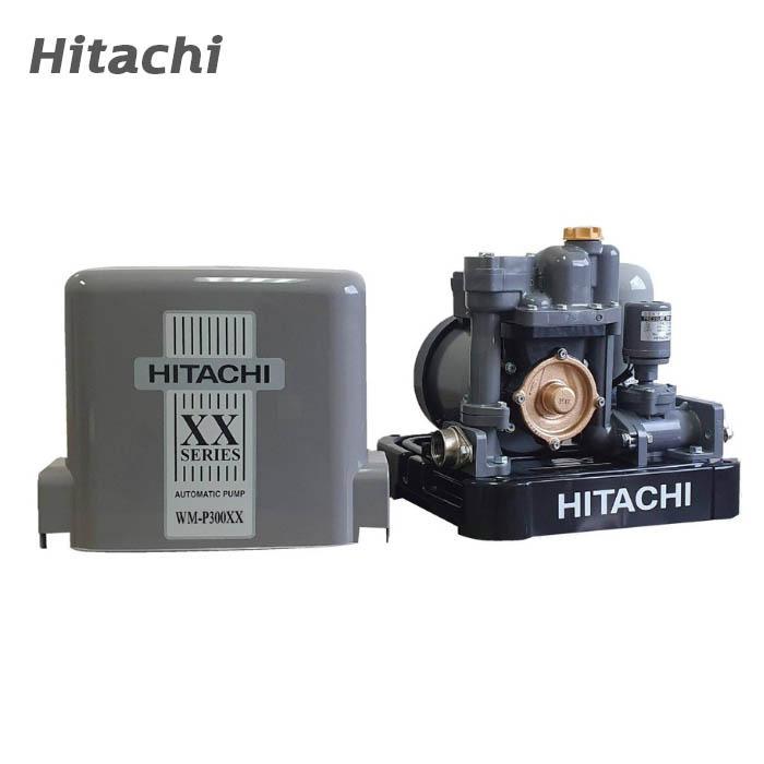 HITACHI ปั๊มน้ำอัตโนมัติ แรงดันคงที่ แบบเหลี่ยม WMP300XX ขนาดท่อเข้า/ออก 1นิ้ว ระยะส่ง 20เมตร