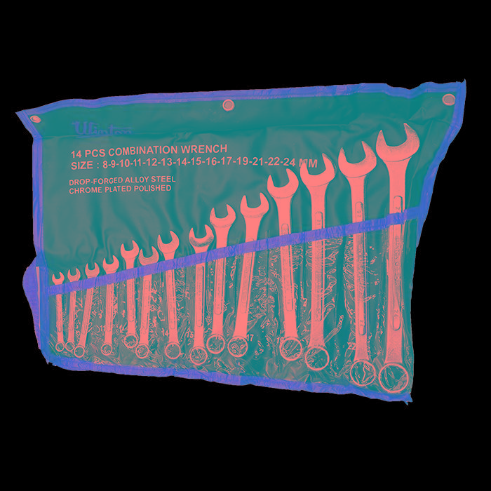 WINTON ประแจแหวนข้างปากตาย 14ตัวชุด(8-24)