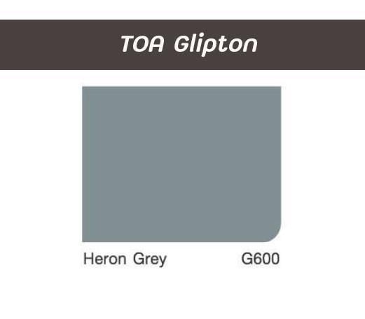 TOA กลิปตั้น สีเคลือบเงา Heron Grey G600 1GL 3.785ลิตร