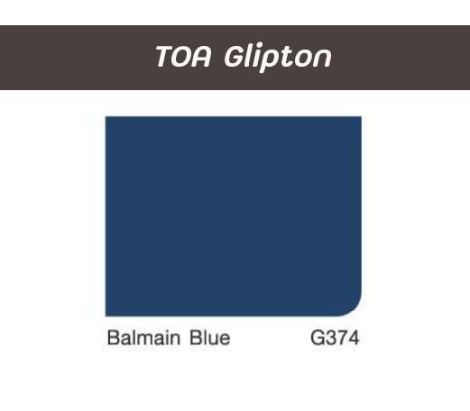 TOA กลิปตั้น สีเคลือบเงา Balmain Blue G374 1GL 3.785ลิตร