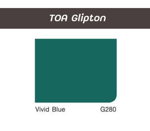 TOA กลิปตั้น สีเคลือบเงา Vivid Blue G280 1GL 3.785ลิตร