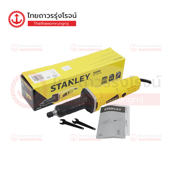 STANLEY เครื่องเจียร์แกนคอยาวไฟฟ้า 6.5mm 500w สวิตช์ท้าย STEL861-B1