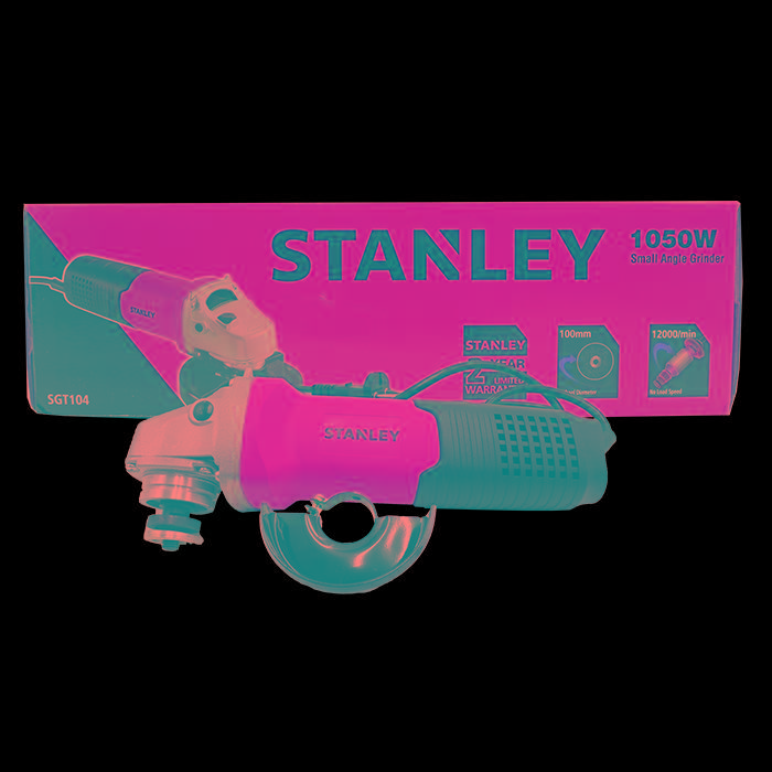 STANLEY เครื่องเจียร์ไฟฟ้า 4นิ้ว 1050w สวิตช์ท้าย SGT104-B1