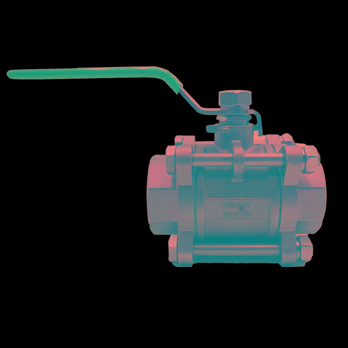 บอลวาล์วสแตนเลส 3ตอน 1.1/2นิ้ว เกรด316 1000PSI