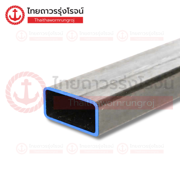 GI เหล็กกล่องไม้ขีด 3x1.1/2x1.4mm (ฟ้า)หน้าเต็ม W200-207