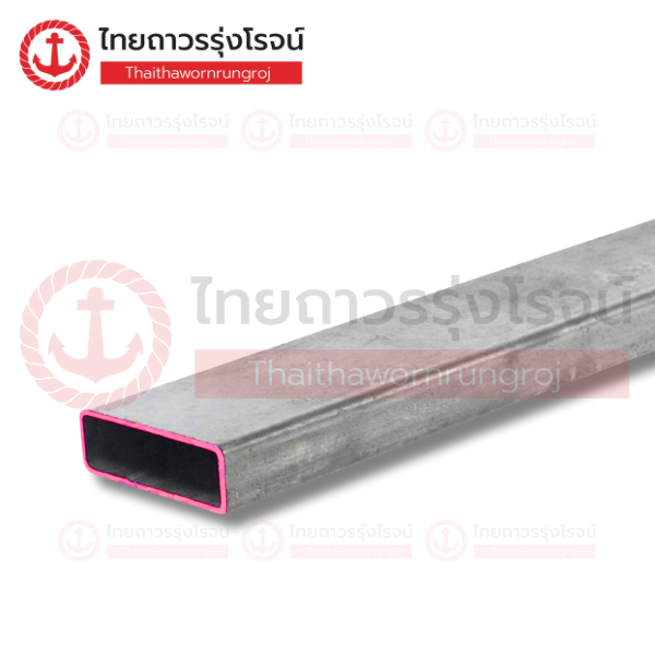 GI เหล็กกล่องไม้ขีด 2x1x1.2mm (ชมพู)หน้าเต็ม W200-207