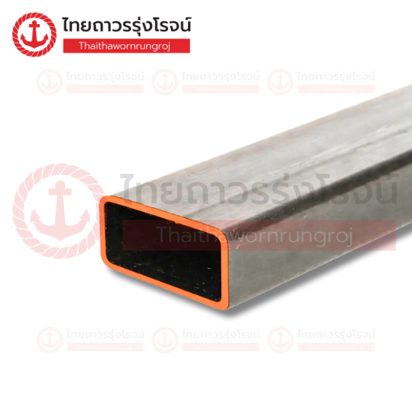 GI เหล็กกล่องไม้ขีด 3x1.1/2x2.0mm.(ส้ม)หน้าเต็ม W200-207