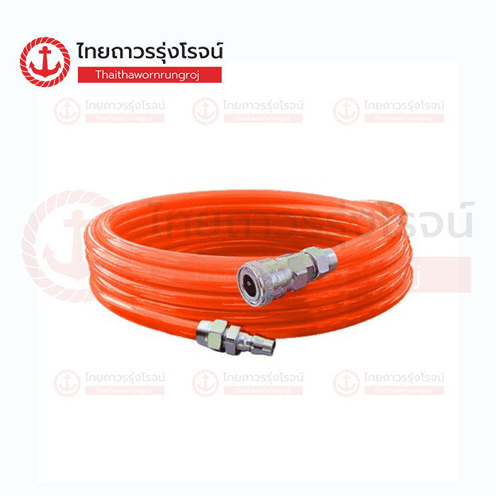 EUROX สายลมตรง สีส้ม 5x8 20เมตร 03-002-422