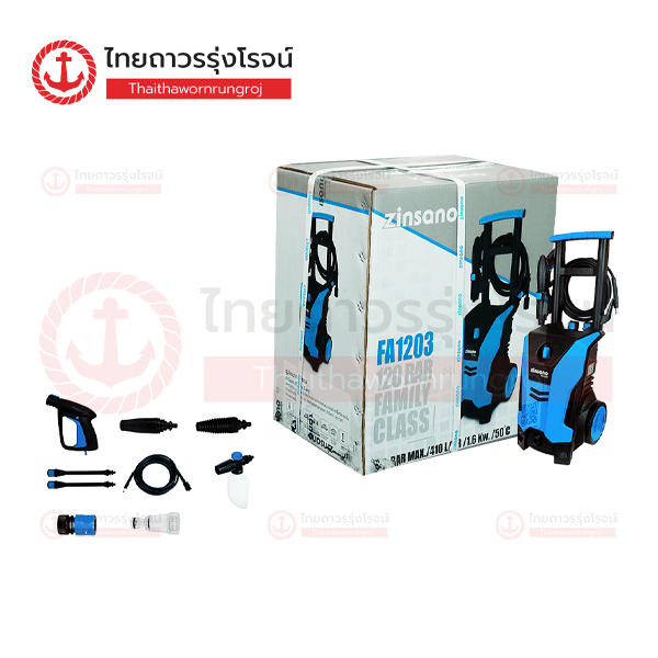 ZINSANO เครื่องฉีดน้ำ 120บาร์  FAMILY CLASS FA1203 ABZIFA120301