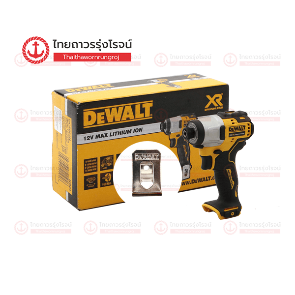 DEWALT ไขควงอิมแพคไร้สาย 12v ปรับรอบซ้าย-ขวา BLM DCF801N-KR (เครื่องเปล่า)*