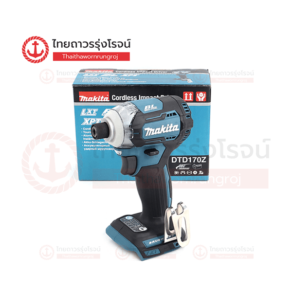 (D) MAKITA ไขควงอิมแพคไร้สาย 18v 175nm 4สปีด BLM DTD170Z (เครื่องเปล่า)* กล่องกระดาษ