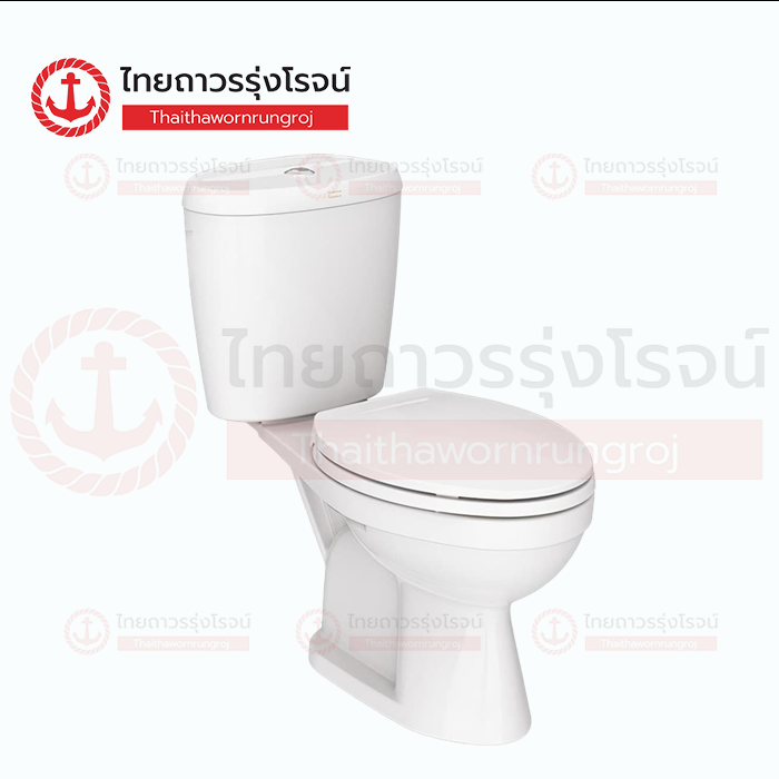 AMERICAN STANDARD สุขภัณฑ์ แบบแยกชิ้น 4.5ลิตร NEW WINPLUS กดบน ฝาสโลว์ 2698SCW-WT-0
