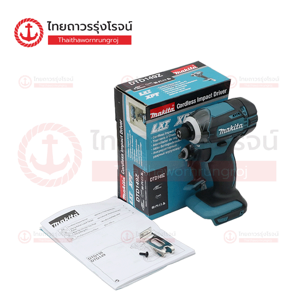 MAKITA ไขควงอิมแพคไร้สาย 18v 165nm DTD149Z (เครื่องเปล่า) กล่องกระดาษ
