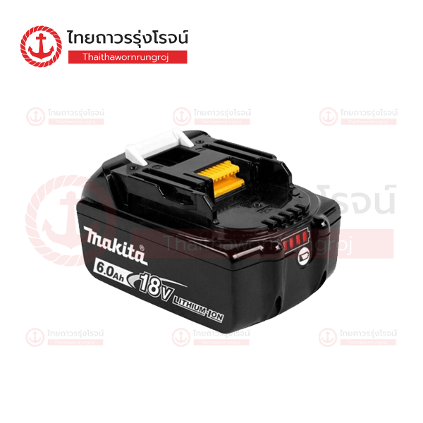 MAKITA แบตเตอรี่ LI-ION 18v 6.0ah BL1860B ไม่มีกล่องกระดาษ