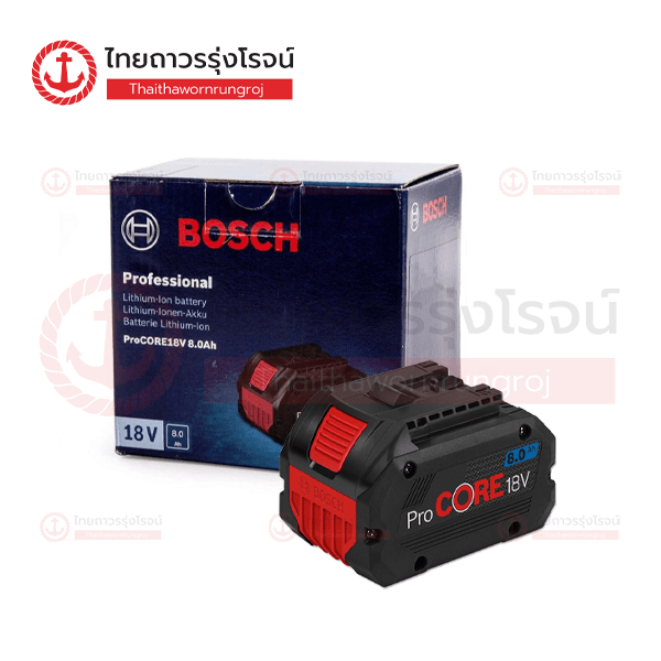 BOSCH แบตเตอรี่ ProCore 18v 8.0Ah 1600A0193N กล่องกระดาษ