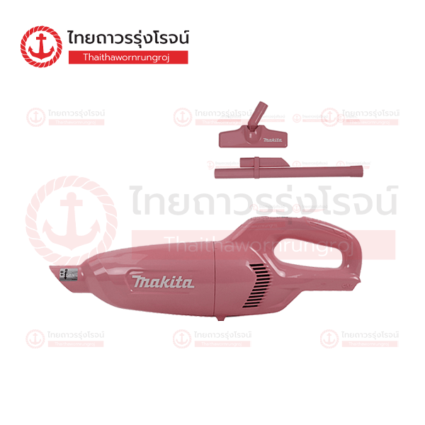 (D) MAKITA เครื่องดูดฝุ่นไร้สาย สีชมพู 12v CL108 (เครื่องเปล่า*) ไม่มีกล่องกระดาษ