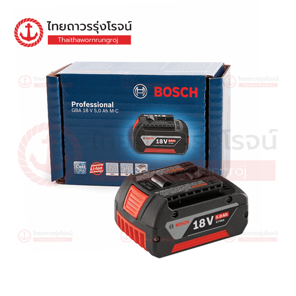 BOSCH แบตเตอรี่ GBA18v 5.0Ah M-B 2607337069 กล่องกระดาษ