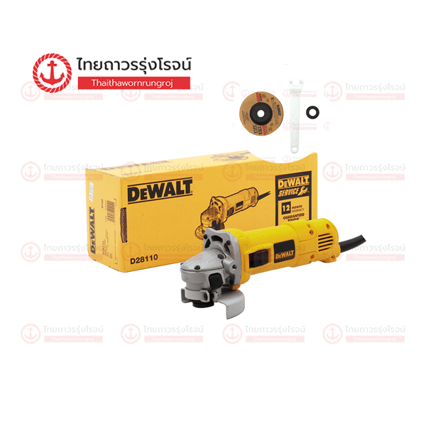 *D* DEWALT เครื่องเจียร์ไฟฟ้า งานหนัก 4นิ้ว 680w สวิตช์สไลด์ D28110