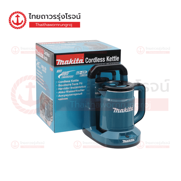 MAKITA กาต้มน้ำร้อนไร้สาย 18+18v DKT360Z (เครื่องเปล่า)*