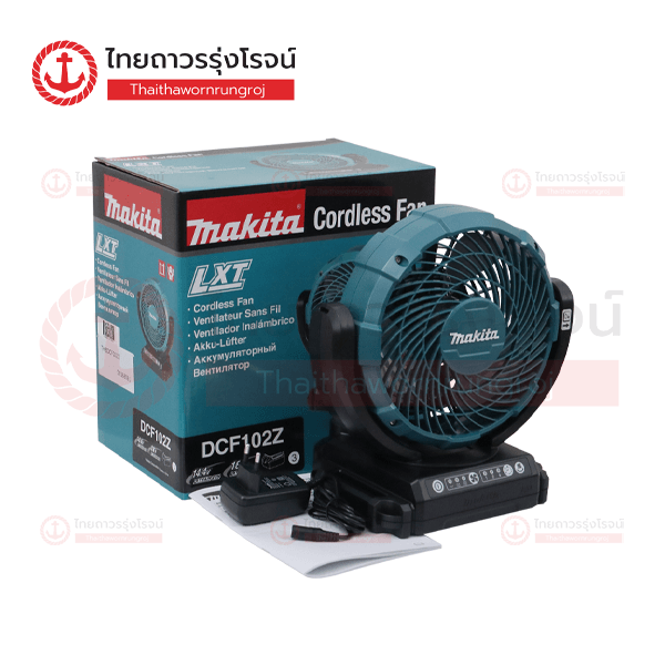 MAKITA พัดลมไร้สาย 7-1/8นิ้ว(180mm) 18v ปรับสวิงออโต้ DCF102Z (เครื่องเปล่า)*