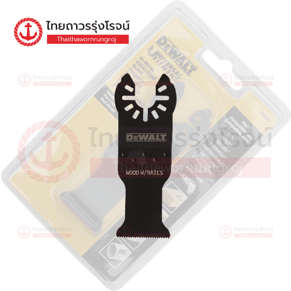 DEWALT ใบมัลติทูล MULTI TOOL ตัดไม้ 30x43mm 18TPI DWA4203