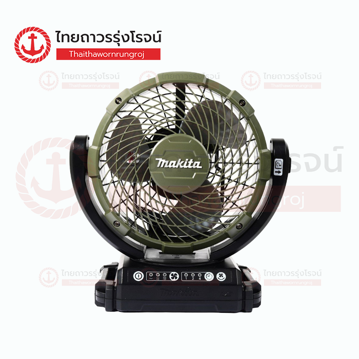 MAKITA พัดลมไร้สาย 7-1/8นิ้ว(180mm) 18v ปรับสวิงออโต้ สีเขียวโอลีฟ DCF102ZX1O (เครื่องเปล่า)*
