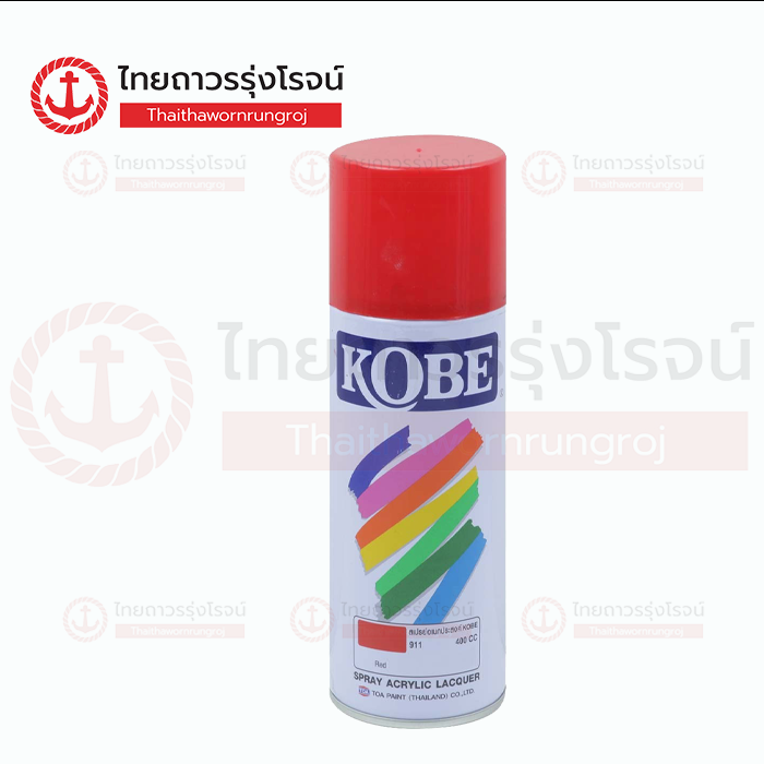 KOBE สีสเปรย์ 911 RED