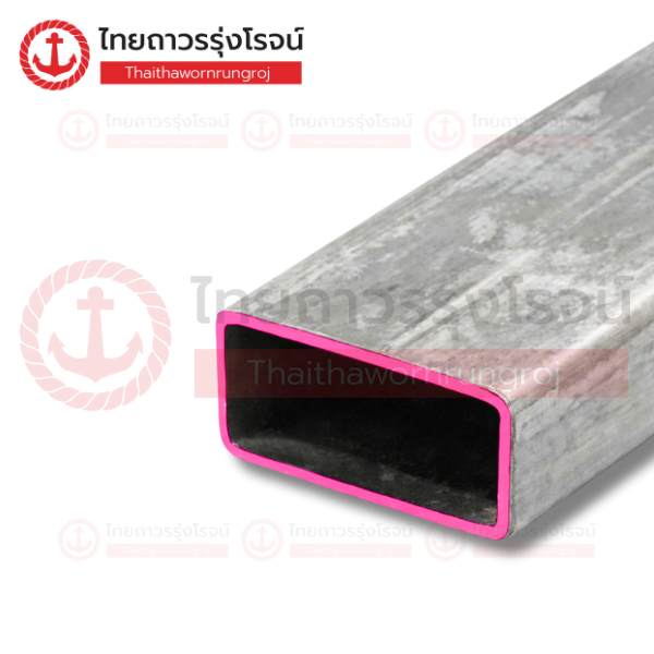 GI เหล็กกล่องไม้ขีด 4x2x1.2mm. (ชมพู)หน้าเต็ม W200-207