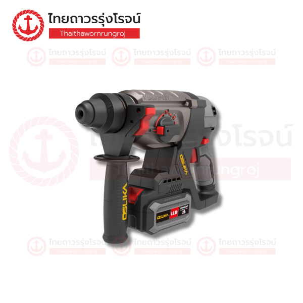 OSUKA สว่านโรตารี่ไร้สาย 3ระบบ 26mm 20v C1xB1x4.0ah BLM 2.5j OCRH852-M1 AOSK0103 (ครบชุด+กล่องพลาสติก)*