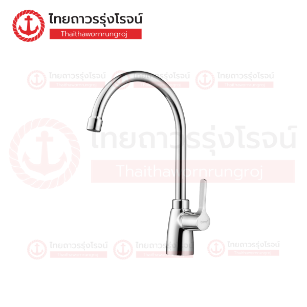 COTTO ก๊อกเดี่ยวอ่างล้างจาน NEW WINDY CT130C57(HM)