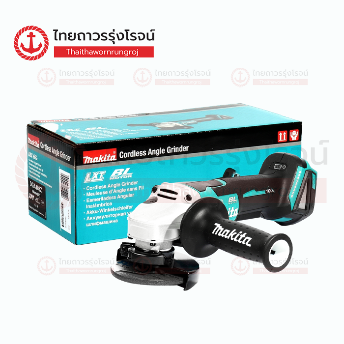 (D.) MAKITA เครื่องเจียร์ไร้สาย 4นิ้ว(100mm) 18v สวิตช์บีบ BLM DGA408Z (เครื่องเปล่า)* กล่องกระดาษ